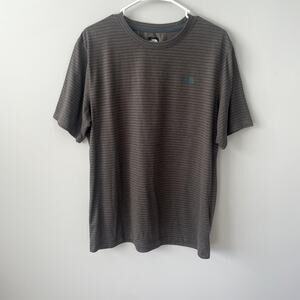 The North Face Men's Short Sleeve Striped Tee Shirt Sz L